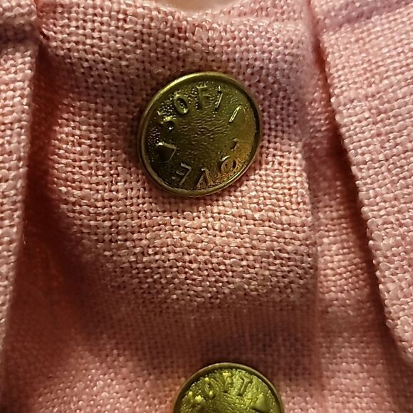 Alice McCall Queenie Gold Lock Button-Up Snaps Mini Dress Sherbert Pink SIZE 6 - Picture 9 of 14